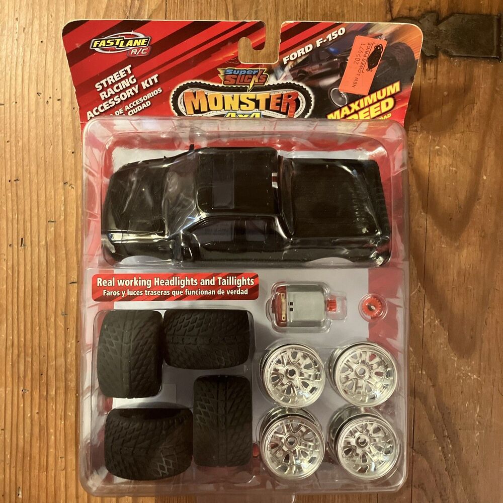Vintage Fast Lane RC Super Slicks Monster 4x4 Ford 150 Accessory Kit NEW SEALED